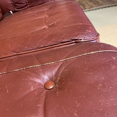 革張りソファの画像