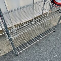 【武蔵小山店】　6段 スチールラック メタルラック ワイヤーラック 収納棚 スチールシェルフ メタルシェルフ ワイヤーシェルフ 棚 ラック シェルフ オープンシェルフ 業務用 rack shelf steel metal wireの画像