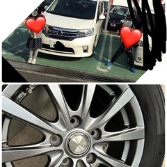ホイール付きスタッドレスタイヤの画像
