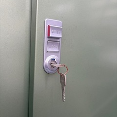 イナバ物置 カギ付 横217x高190x奥行75cm MJN-217E シンプリー 倉庫 スチール物置 収納庫 大型物置 INABAの画像