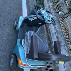引取限定 SUZUKI スズキ セニアカー 電動車いす ET4D6 電動車椅子 電動カート シニアカー 鍵付 動作確認済 現状の画像