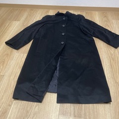 カシミヤ　ブラックコート　15号の画像