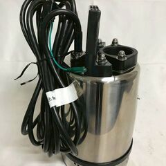 【北見市発】鶴見製作所 ツルミポンプ 50SQ2-2.4S-51 2024年製 シルバー 本体のみ 水中ポンプ (D6595amkyYM)の画像
