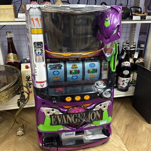 0514 パチスロ実機 エヴァンゲリオン5号機 メダルレス ※ドアキー 設定キー有 動作確認済