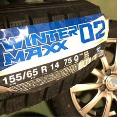 新品スタッドレス　155/65r14 軽用　国産タイヤの画像