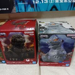 鎮座獣　ゴジラ-1.0＆キングギドラ＆メカゴジラ＆ポスター2枚の画像