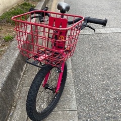 ヨツバサイクル 子供自転車 18インチ 倉庫保管 綺麗の画像