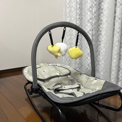 スヌーピー柄 バウンサー グレー おもちゃ付き、　ペット用　バスタブ　ピンク　の画像