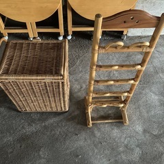 古道具　ラタン家具の画像