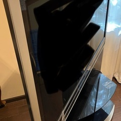 日立テレビ50インチ　リモコン　テレビ台セットの画像