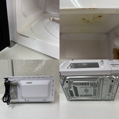 I451 🌈 YAMAZEN 電子レンジ 650Ｗ ⭐ 動作確認済 ⭐ クリーニングの画像