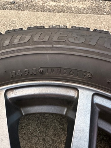 195/65R15 アルミホイール付きスタッドレスタイヤ 4本セット 日産セレナ