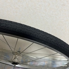 27インチ オートライト ホイール リム ハブダイナモ 前輪 アルミホイール ママチャリ フロントホイール 自転車ライトの画像