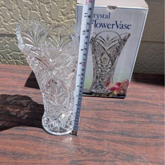 Crystal FlowerVase クリスタルガラス 花瓶 花器 フラワーベースの画像