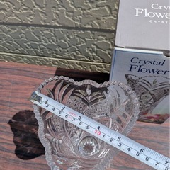 Crystal FlowerVase クリスタルガラス 花瓶 花器 フラワーベースの画像