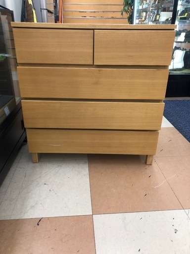 ★限定SALE20%OFF★《尼崎市/リサイクルショップドリーム次屋店》無印良品　脚付き4段チェスト 中古品 ☆尼崎市若王寺☆