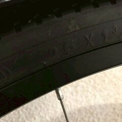 【北見市発】HOOVER 自転車 F20X99015 6段変速 26インチ 青 (E3626sxw)の画像