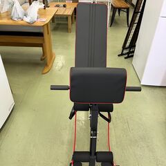 【リサイクルショップ ピカソ 小松原】🏋️‍♂️🔥本格派‼ インクラインベンチ✨角度調整×レッグサポート×チューブ付き💪★2201★の画像