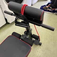 【リサイクルショップ ピカソ 小松原】🏋️‍♂️🔥本格派‼ インクラインベンチ✨角度調整×レッグサポート×チューブ付き💪★2201★の画像