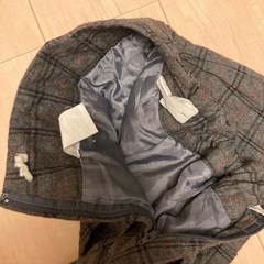 秋冬向　スカート　サイズ140の画像