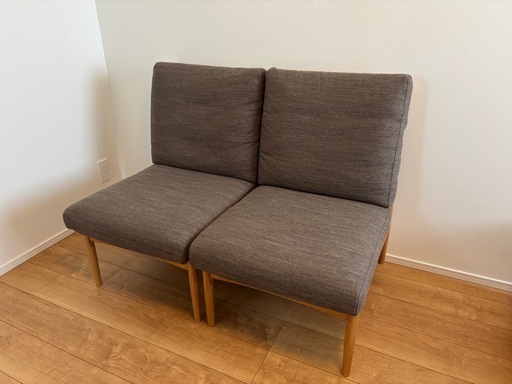 1人用リビングダイニングソファ(HA302 LBR/BR) ニトリ 美品 ニトリ 1人掛け