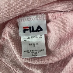 FILA トレーナーワンピース　130　の画像