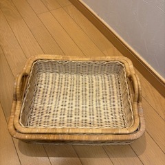 カゴトレイ　バスケット　２個の画像