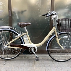 電動自転車 3515 ヤマハ PAS 26インチ アイボリーの画像