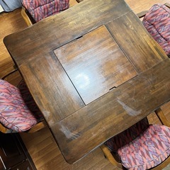 希少！ karimoku 囲炉裏 ダイニングテーブルの画像