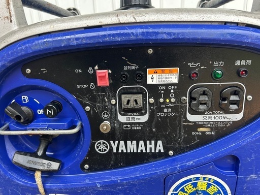 YAMAHA インバータ発電機 EF2000is 2.0kVA静音　軽量 発電機　ポータブル　ガソリン 野外　農業 キャンプ 洗車　非常用　オイルセンサー 2.0kVA 2000W 12v 8A 100v 50/60Hz　　ヤマハ　インバーター　宮崎　簡易始動動画あり