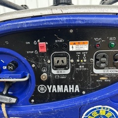 YAMAHA インバータ発電機 EF2000is 2.0kVA静音　軽量 発電機　ポータブル　ガソリン 野外　農業 キャンプ 洗車　非常用　オイルセンサー 2.0kVA 2000W 12v 8A 100v 50/60Hz　　ヤマハ　インバーター　宮崎　簡易始動動画ありの画像