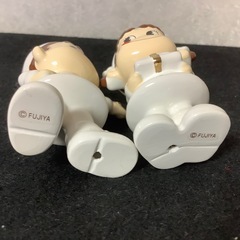 不二家　ペコちゃん　ホワイト　ペコポコ　クリスマス　陶器フィギュアの画像