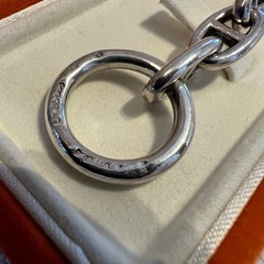 【極希少】70s HERMES エルメス シェーヌダンクル 筆記体 MM16コマの画像