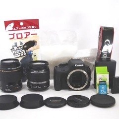❤️新品級❤️Canon EOS Kiss X7 ダブルレンズ スマホ転送初心者 okの画像