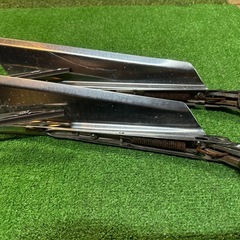 ワイパー羽根 全長約37cm ステンレス 右向き2枚セット トラック 羽根の画像