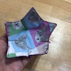五角形コースターの画像
