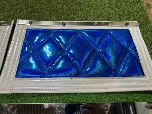 ジェットイノウエ 2ｔ車 泥除け 1台分 青/白 4枚組 エルフ キャンター デュトロ デ コトラ トラック ダンプ 