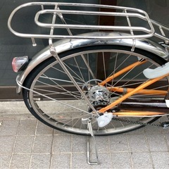 電動自転車 3504 パナソニック リチウムビビDX 24インチ オレンジの画像