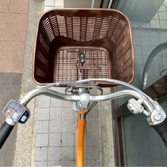 電動自転車 3504 パナソニック リチウムビビDX 24インチ オレンジの画像