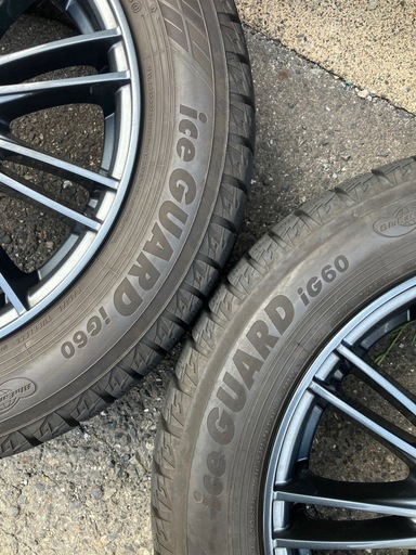 185/60R15 【2022年製】ヨコハマ アイスガード iG60スタッドレス+Weds VELVA AGUDO 5H-100 15インチホイール×4本セット シエンタ等