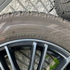 185/60R15 【2022年製】ヨコハマ アイスガード iG60スタッドレス+Weds VELVA AGUDO 5H-100 15インチホイール×4本セット シエンタ等 の画像