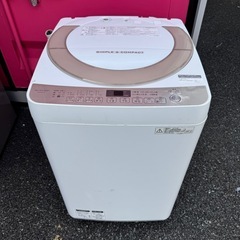 T120★2018.17年製★シャープ　冷蔵庫　洗濯機　家電セットの画像