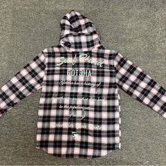 [GOTCHA] フード付き チェックシャツ の画像