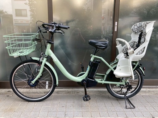 電動自転車 3477 ブリヂストン ビッケモブ 24/20インチ ミントグリーン