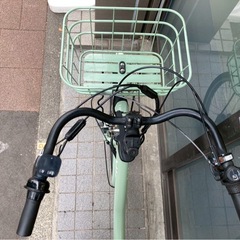 電動自転車 3477 ブリヂストン ビッケモブ　24/20インチ ミントグリーンの画像