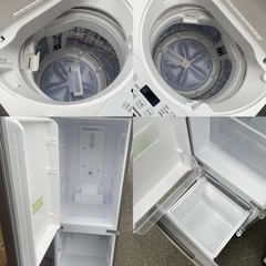 ☆地域限定配達無料★  シャープ冷蔵庫 洗濯機セット割り　の画像