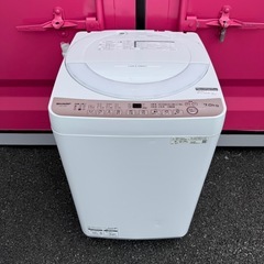 T126★2024年製　シャープ　縦型全自動洗濯機　7㌔ の画像