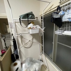 収納、棚、洗濯棚、本棚、収納ケース複数の画像
