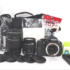 ❤️美品❤️即撮影可！Canon EOS Kiss X5 ダブルレンズ純正バッグ付き の画像