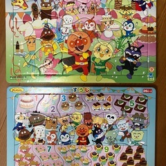 アンパンマンのパズル、耳当て、腹巻き、ピーポーセットの画像
